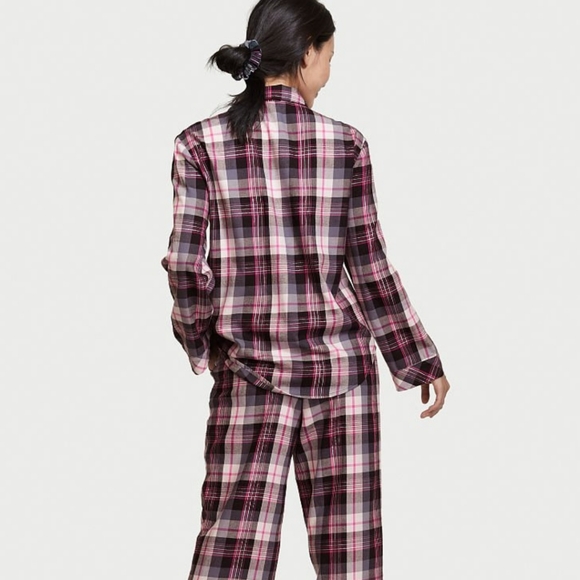 👀50% OFF👀 💕NWT‼️ Victoria's Secret brand Plaid Flannel Long PJ Set - Picture 6 of 10
